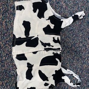 Cow Print Corset Crop Top - Wild Fable